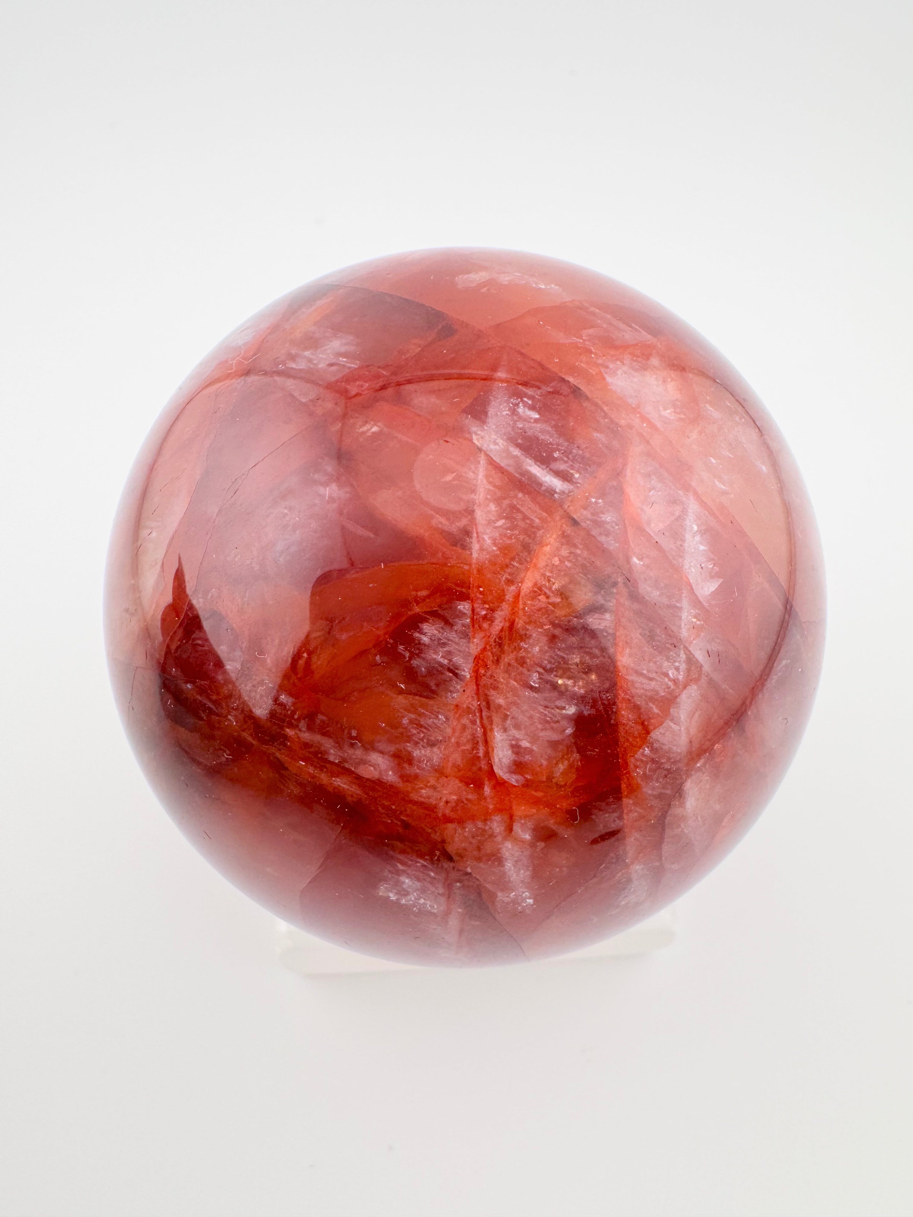 Fire Quartz Sphere