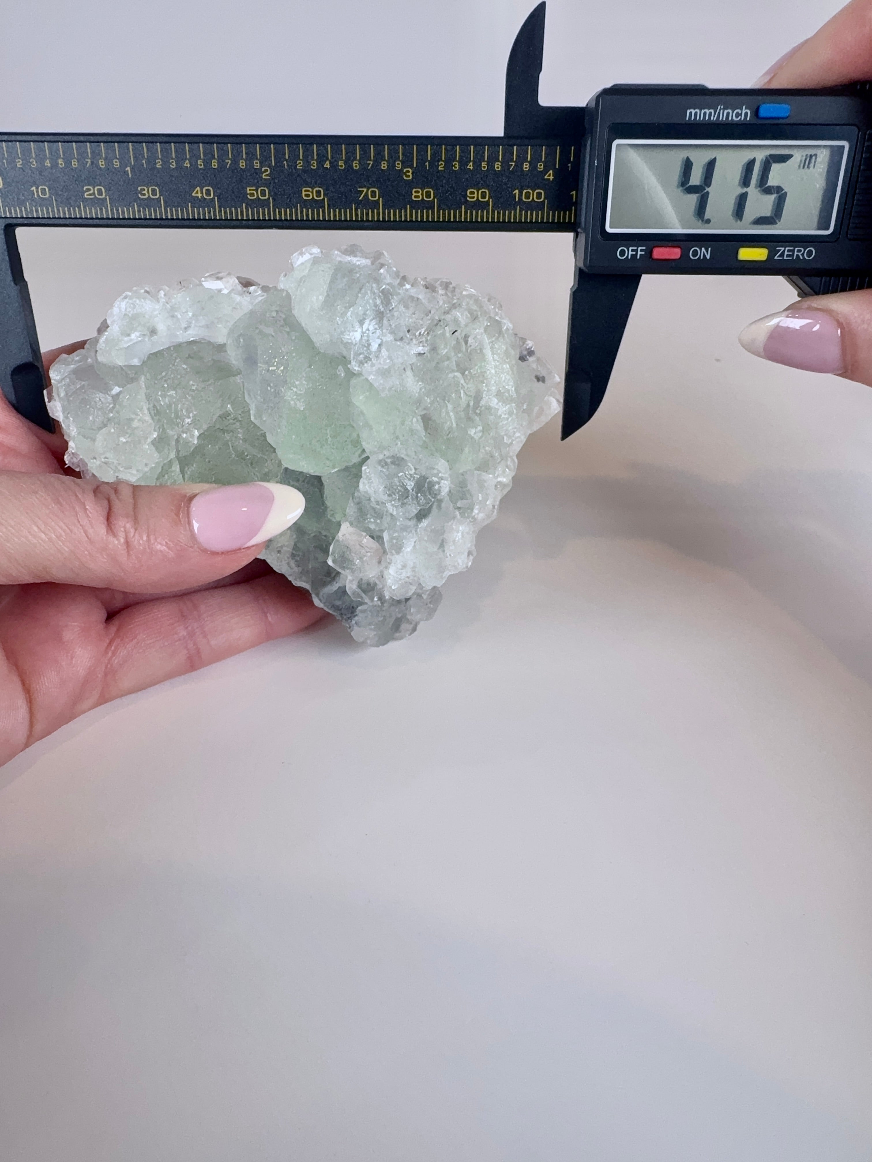 Green Fluorite and Benz Calcite from Fujian