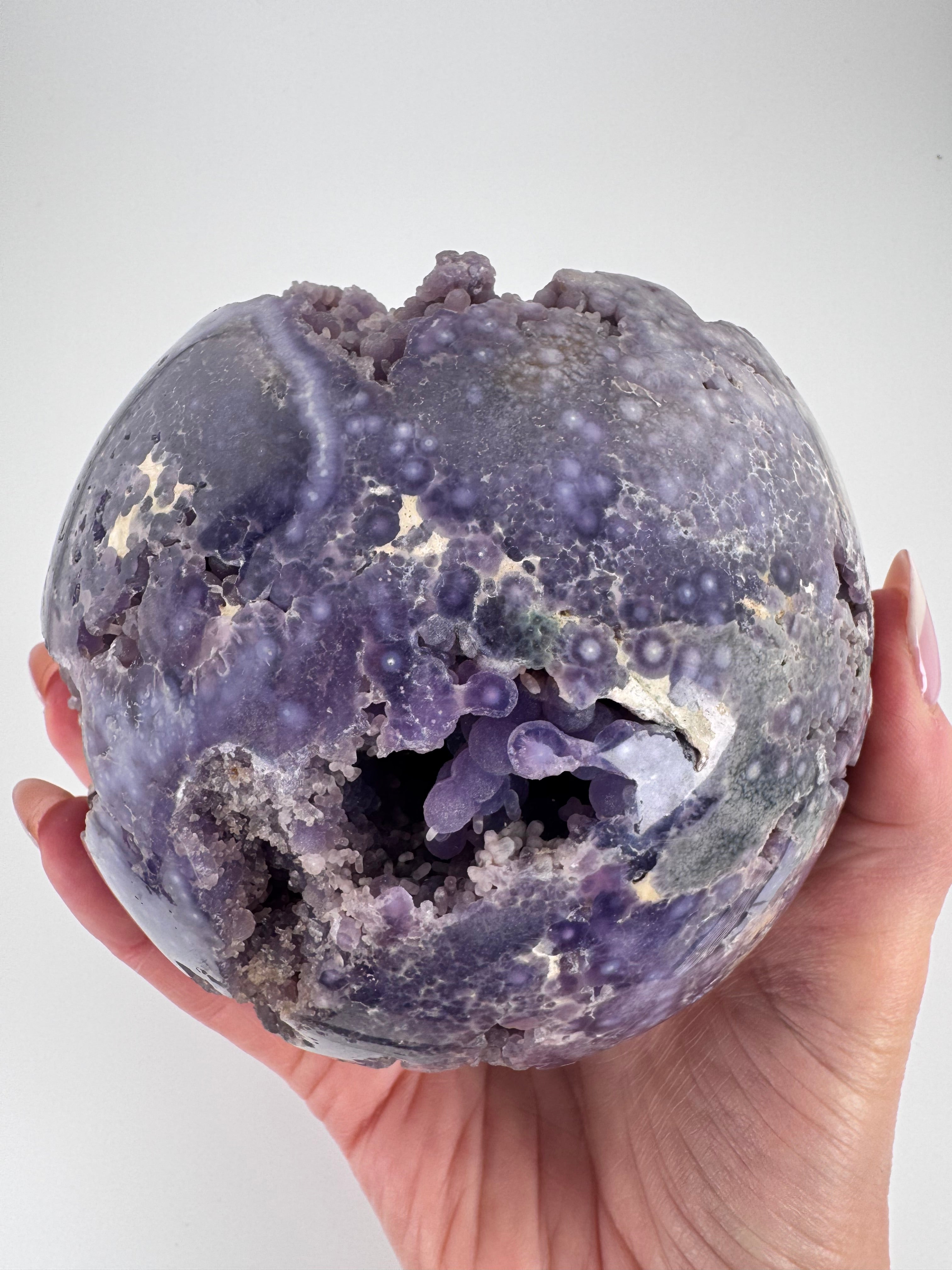 XL Grape Agate Sphere