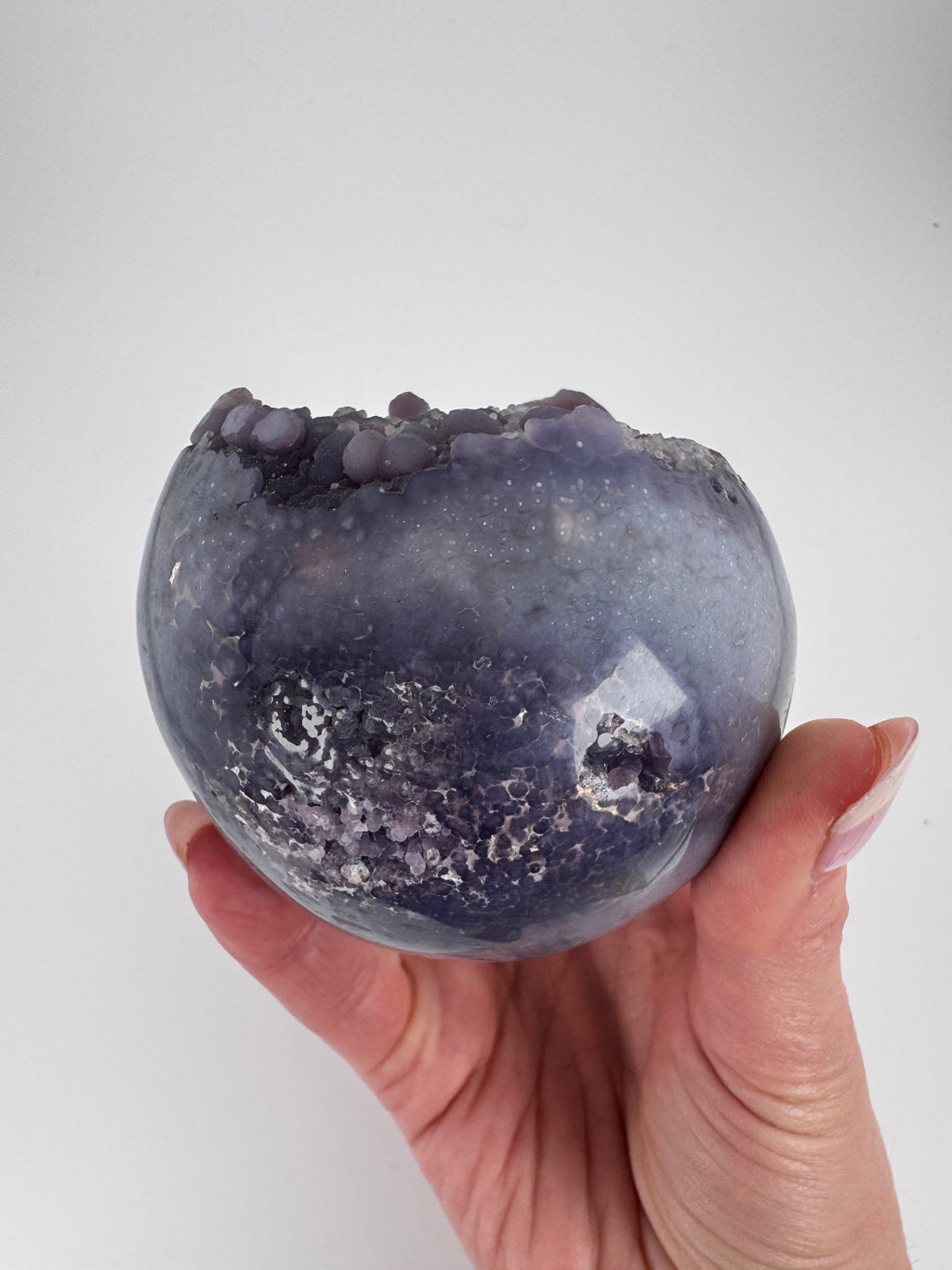 Grape Agate Sphere