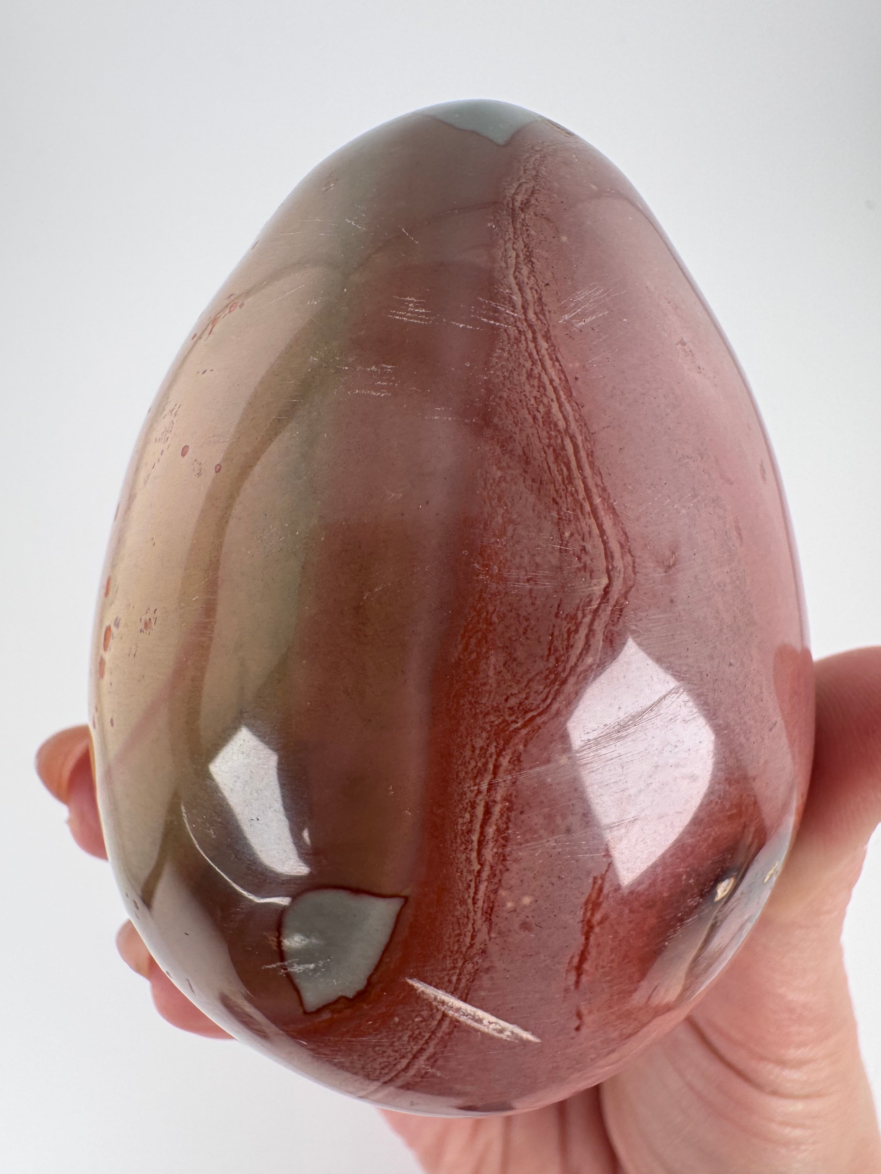 Polychrome Jasper Egg from Madagascar