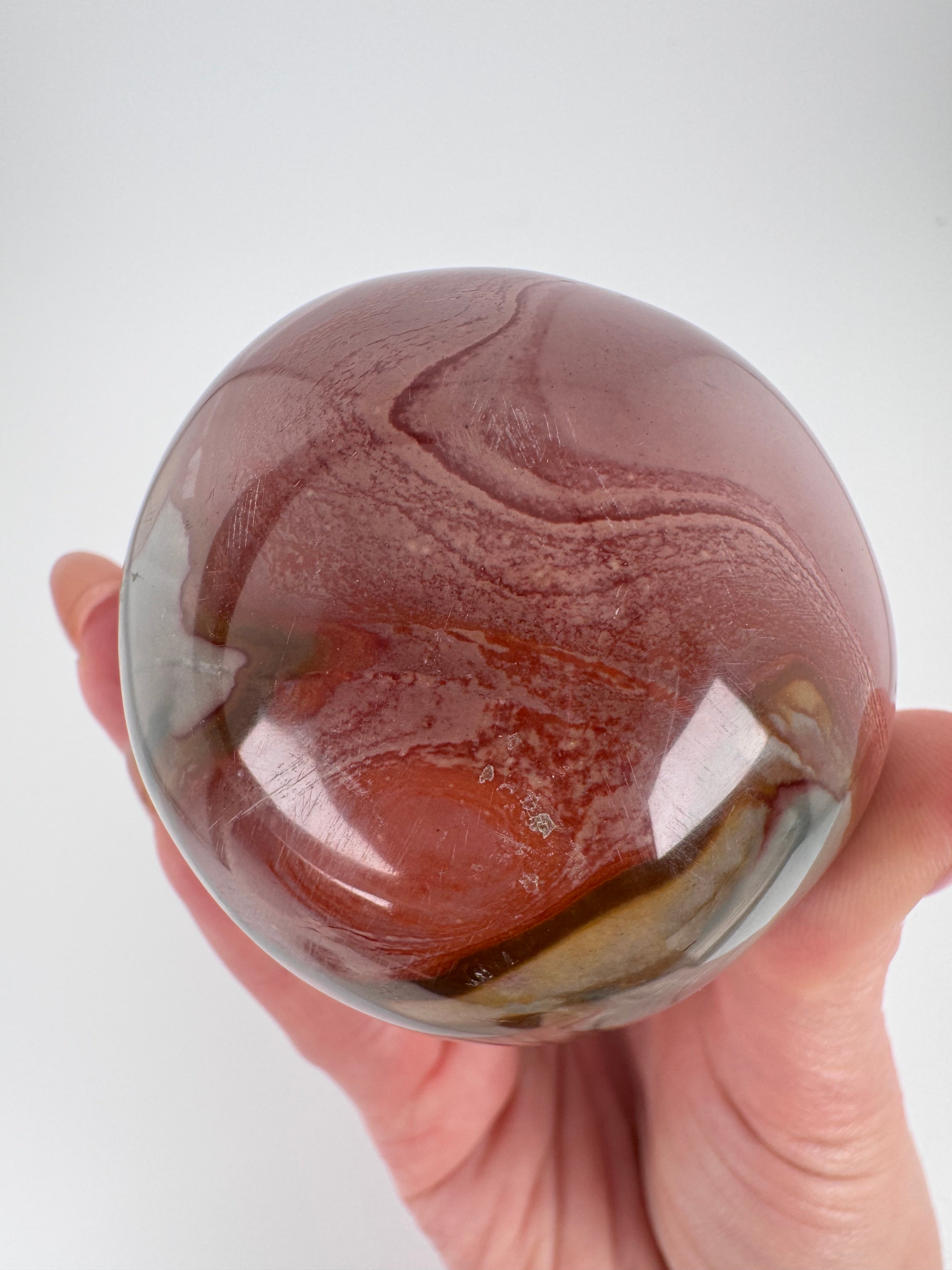 Polychrome Jasper Egg from Madagascar