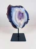 Amethyst Geode Slice from Brazil