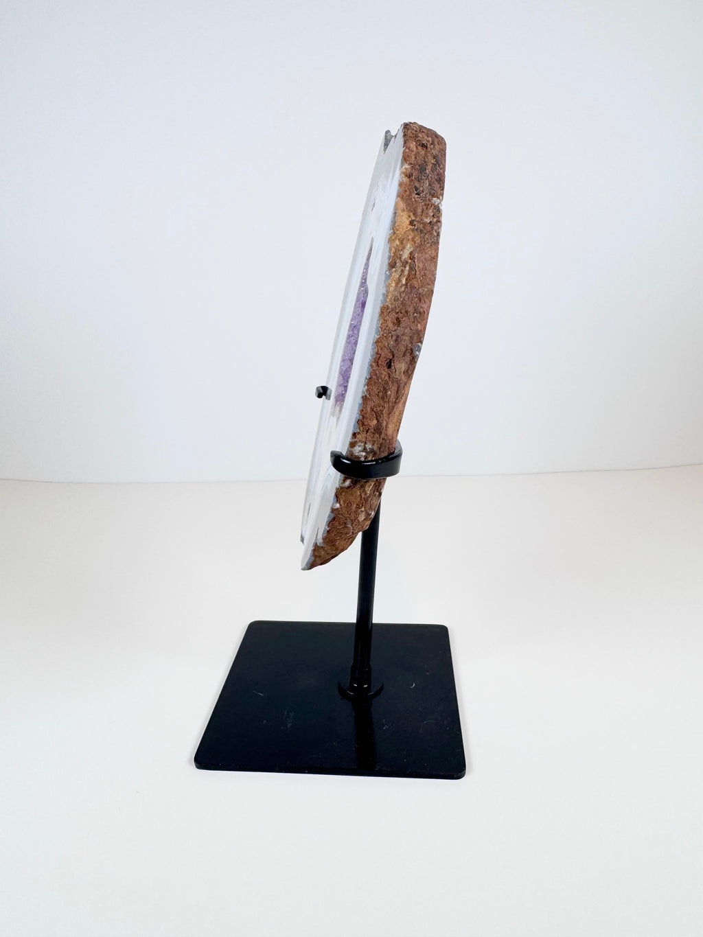 Amethyst Geode Slice from Brazil