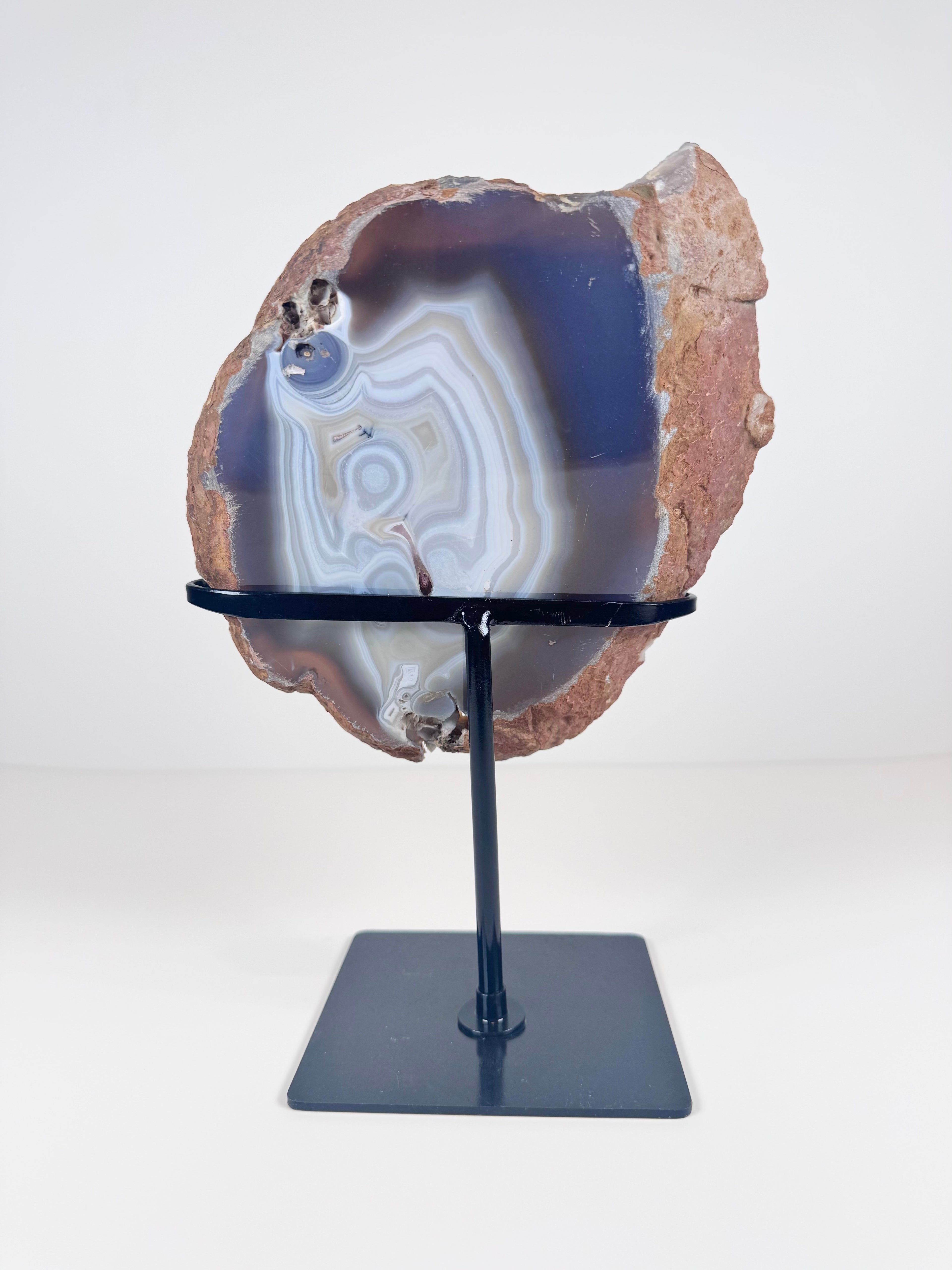 Amethyst Geode Slice from Brazil