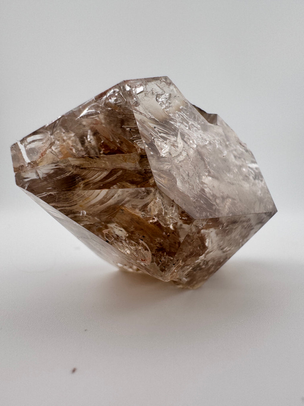 Raw Pink Quartz Diamond