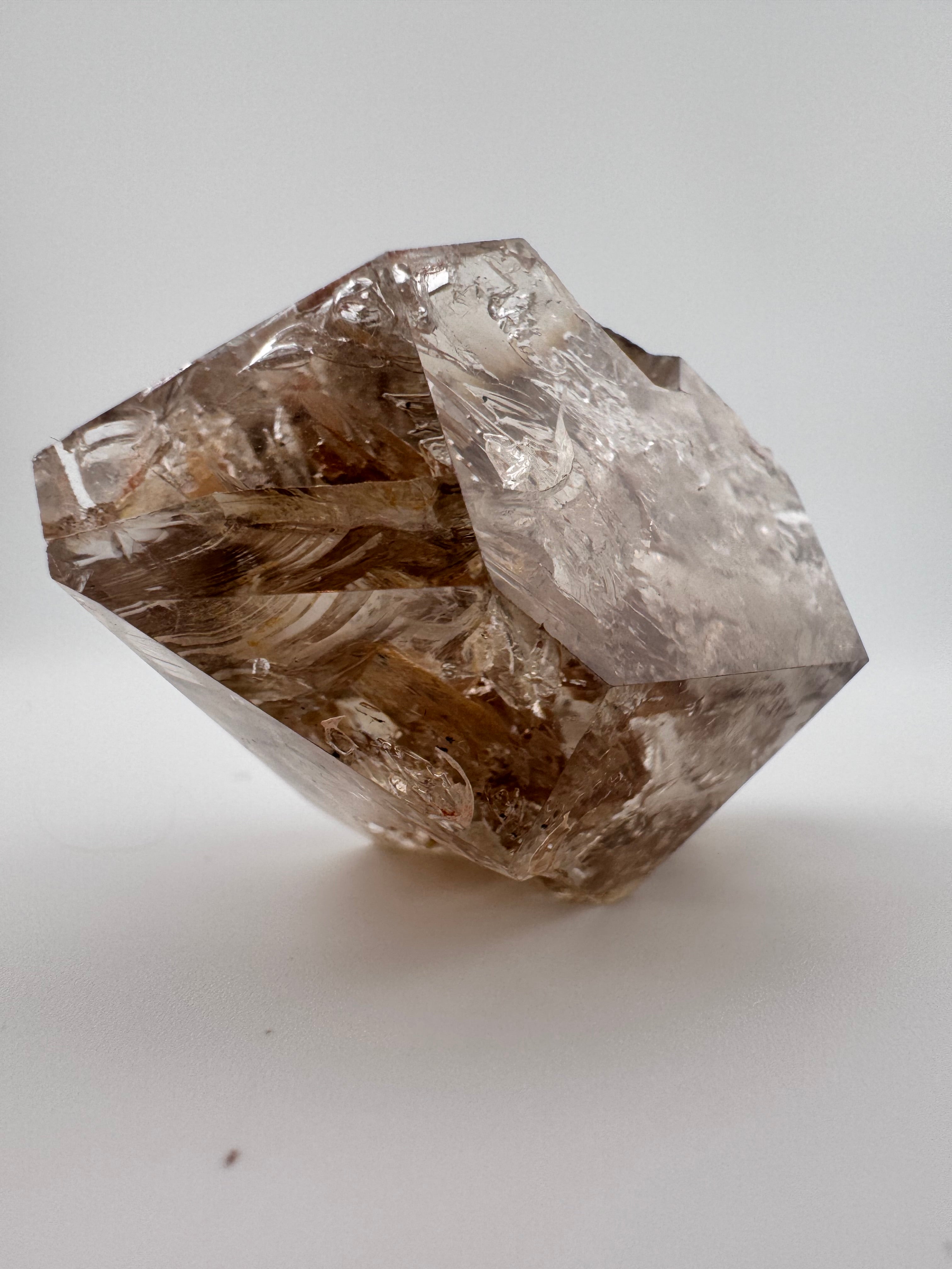 Raw Pink Quartz Diamond