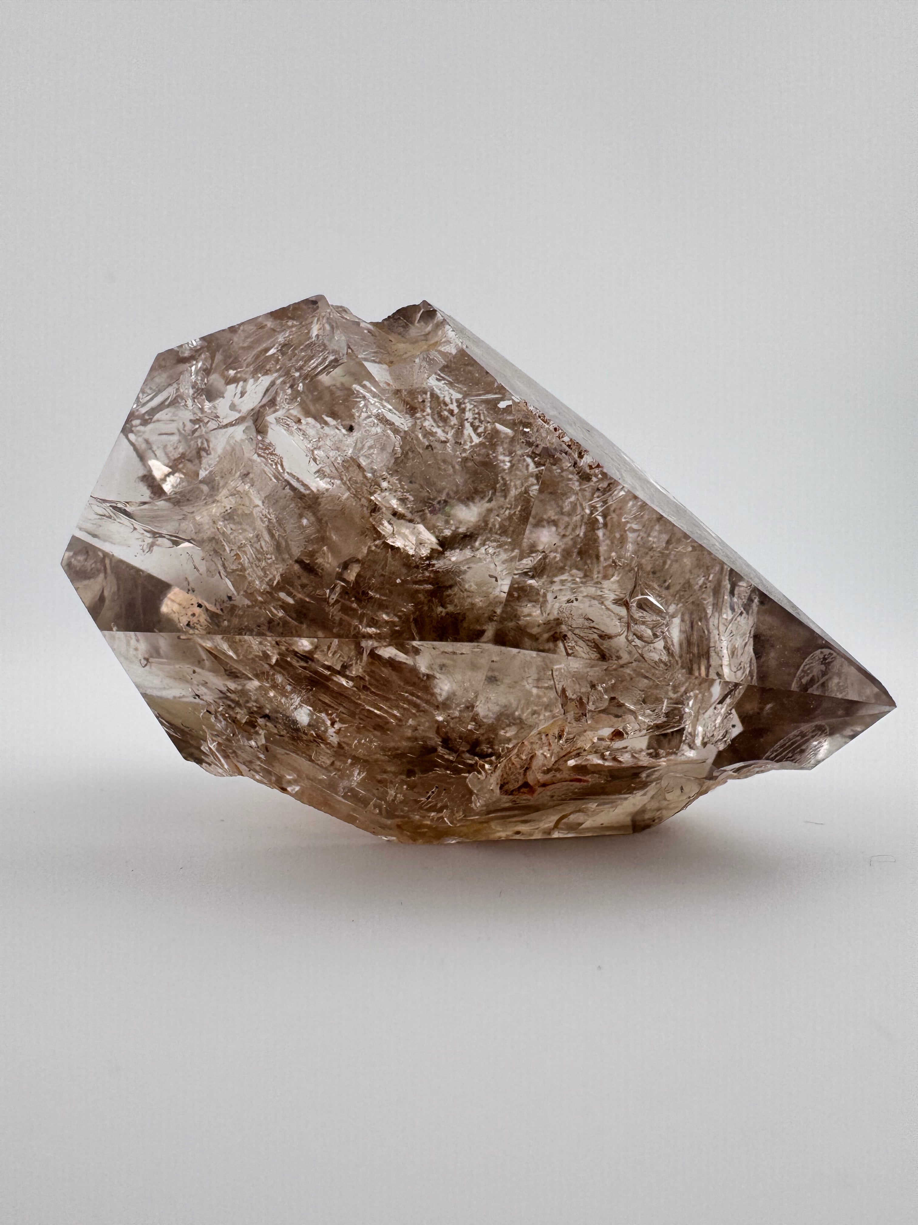 Raw Pink Quartz Diamond