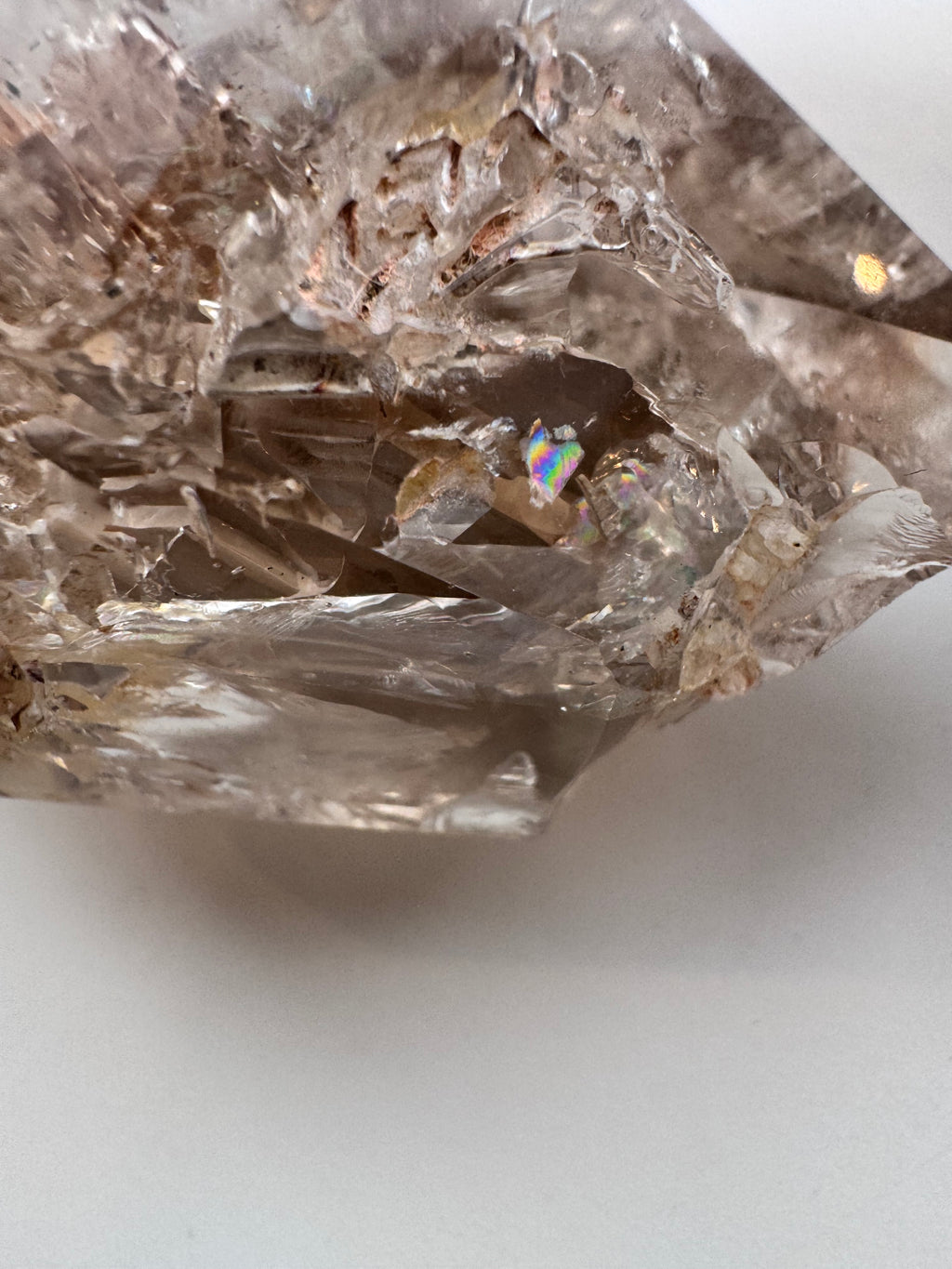 Raw Pink Quartz Diamond