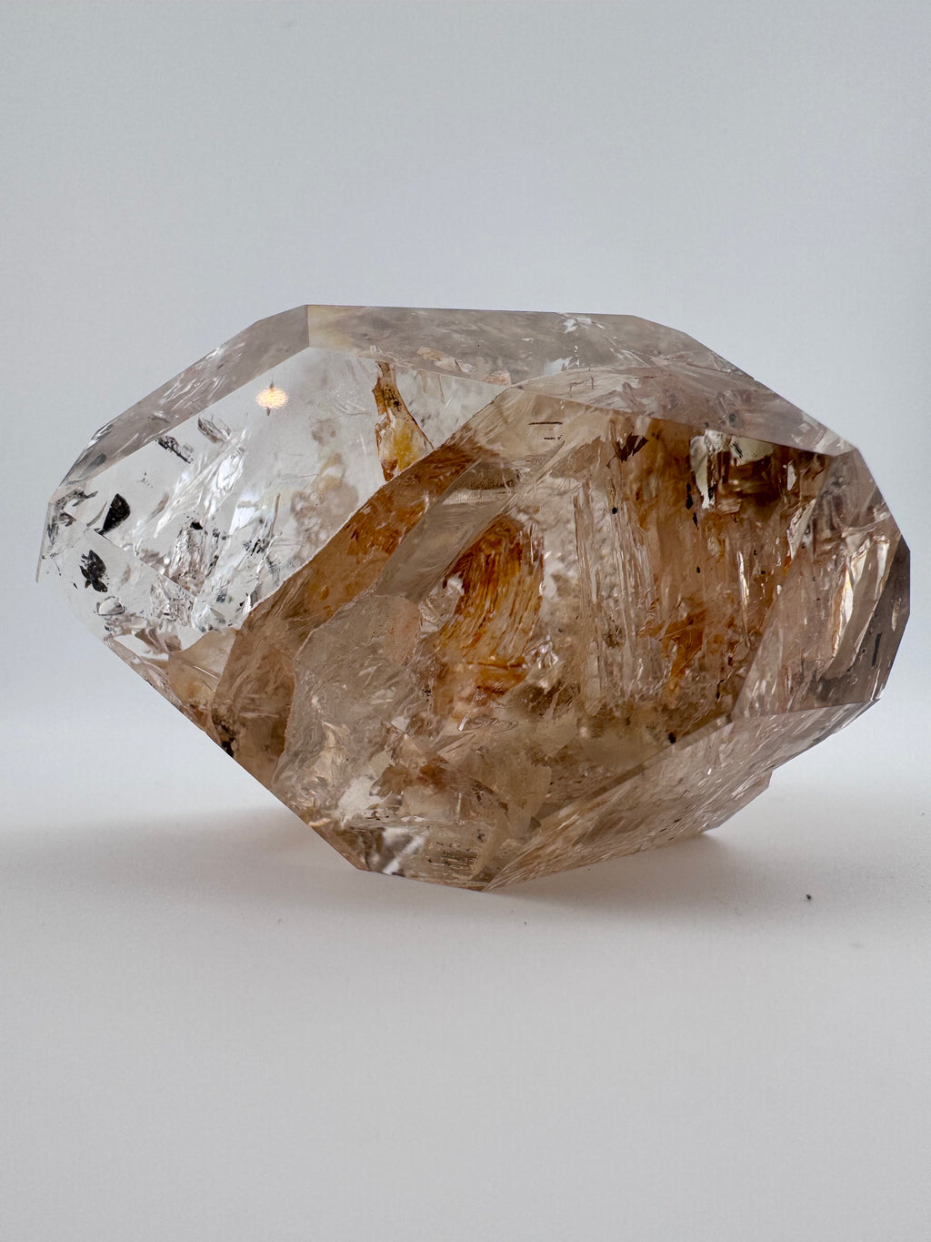 Raw Pink Quartz Diamond