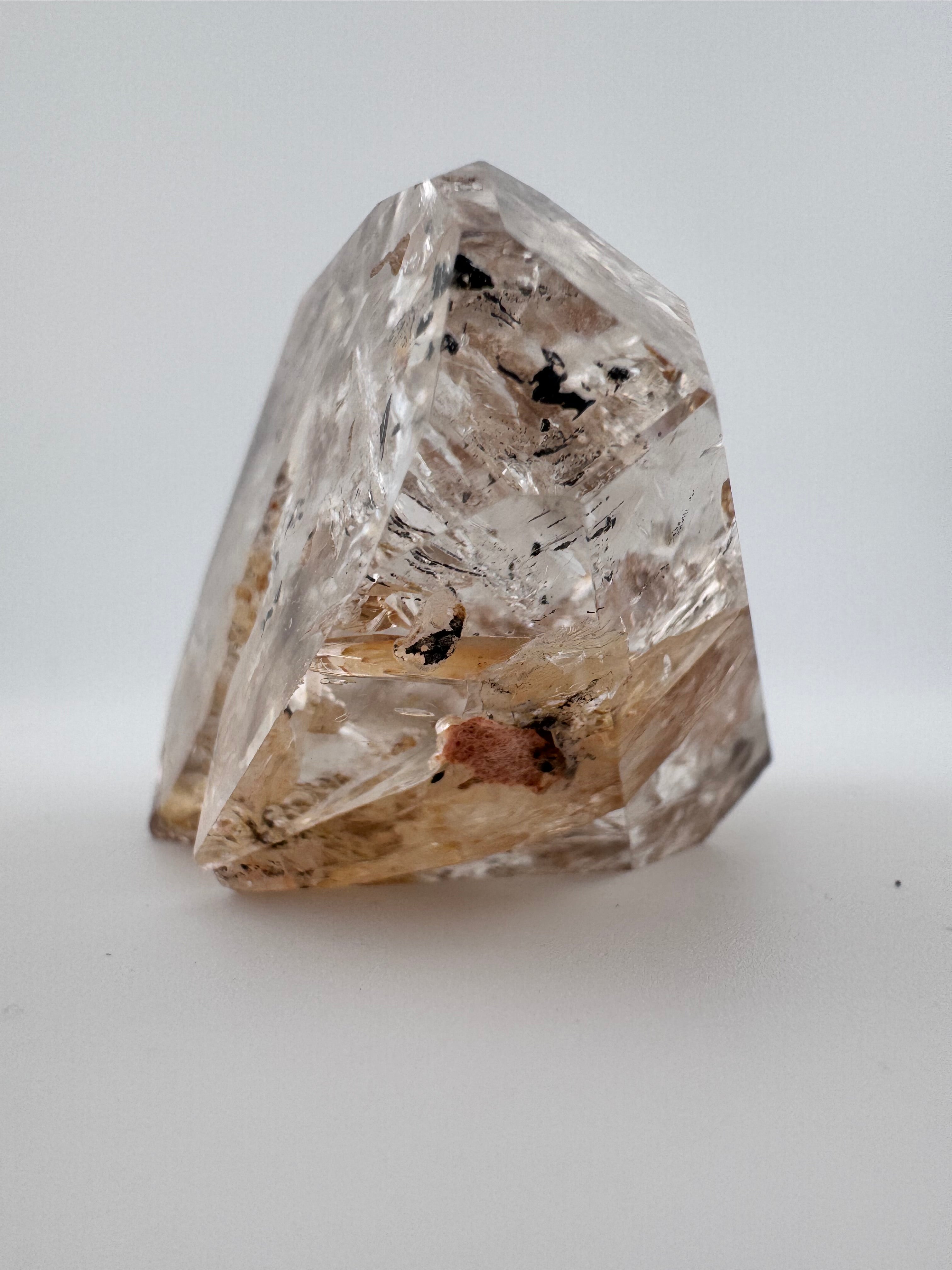 Raw Pink Quartz Diamond