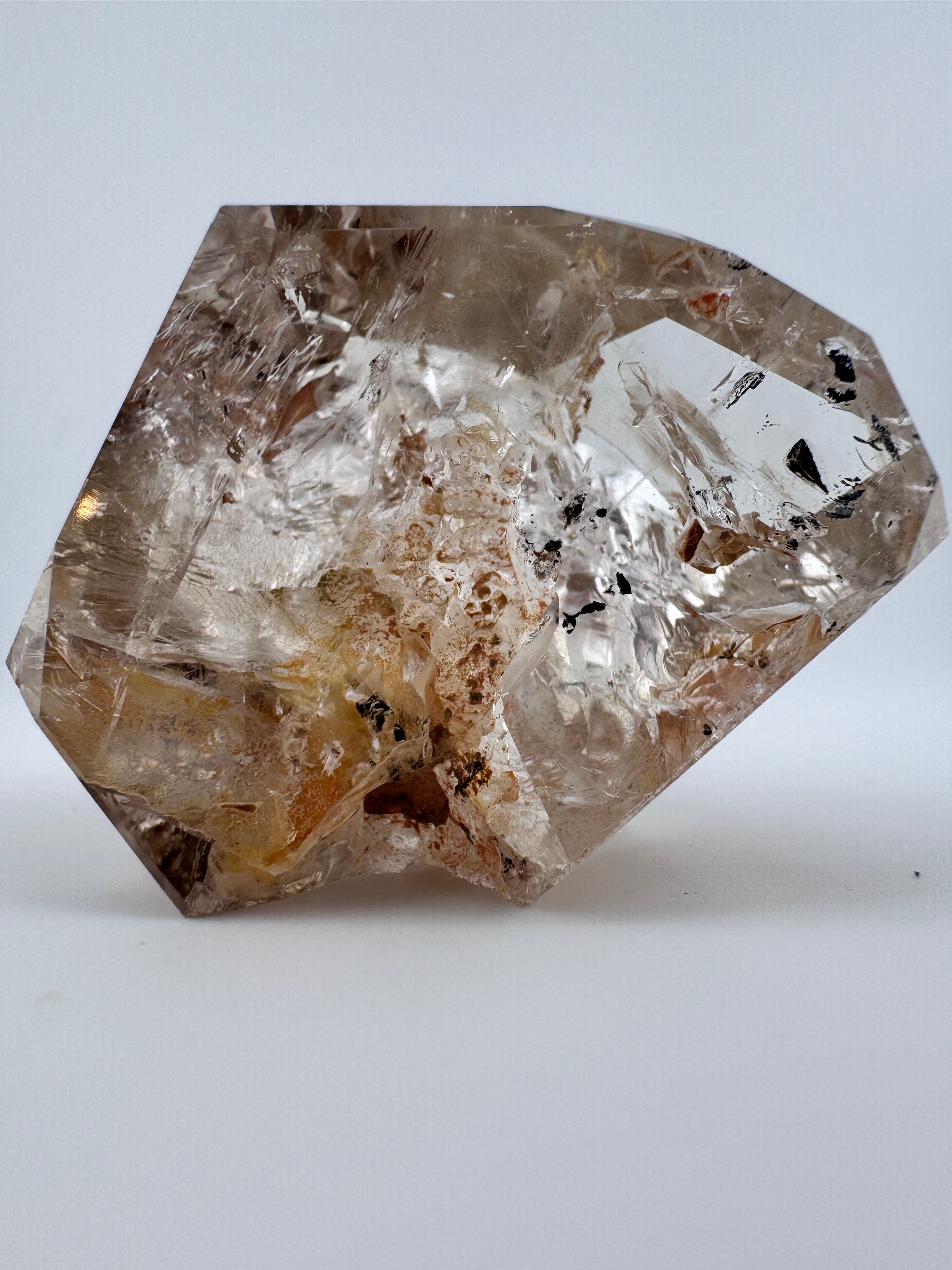 Raw Pink Quartz Diamond