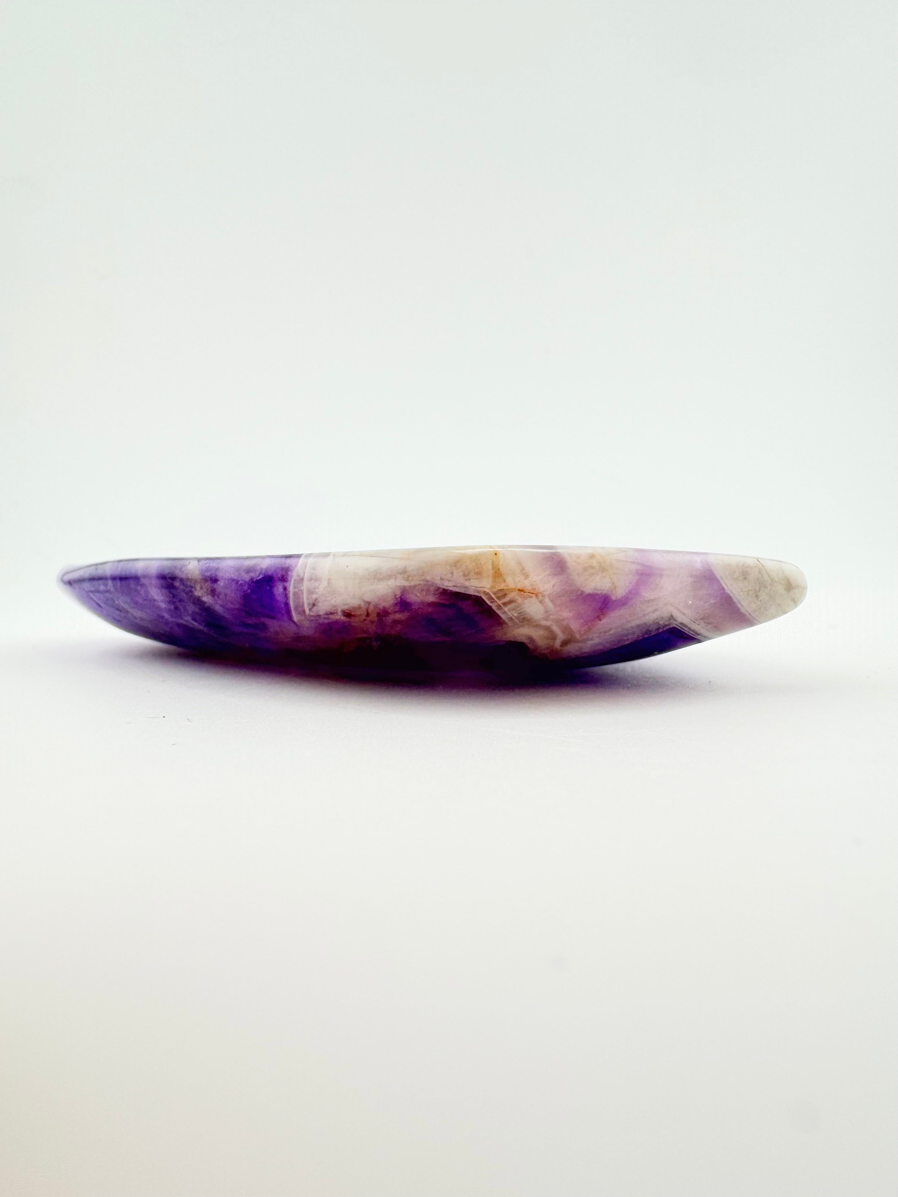 Leaf Shaped Dream Amethyst Bowl