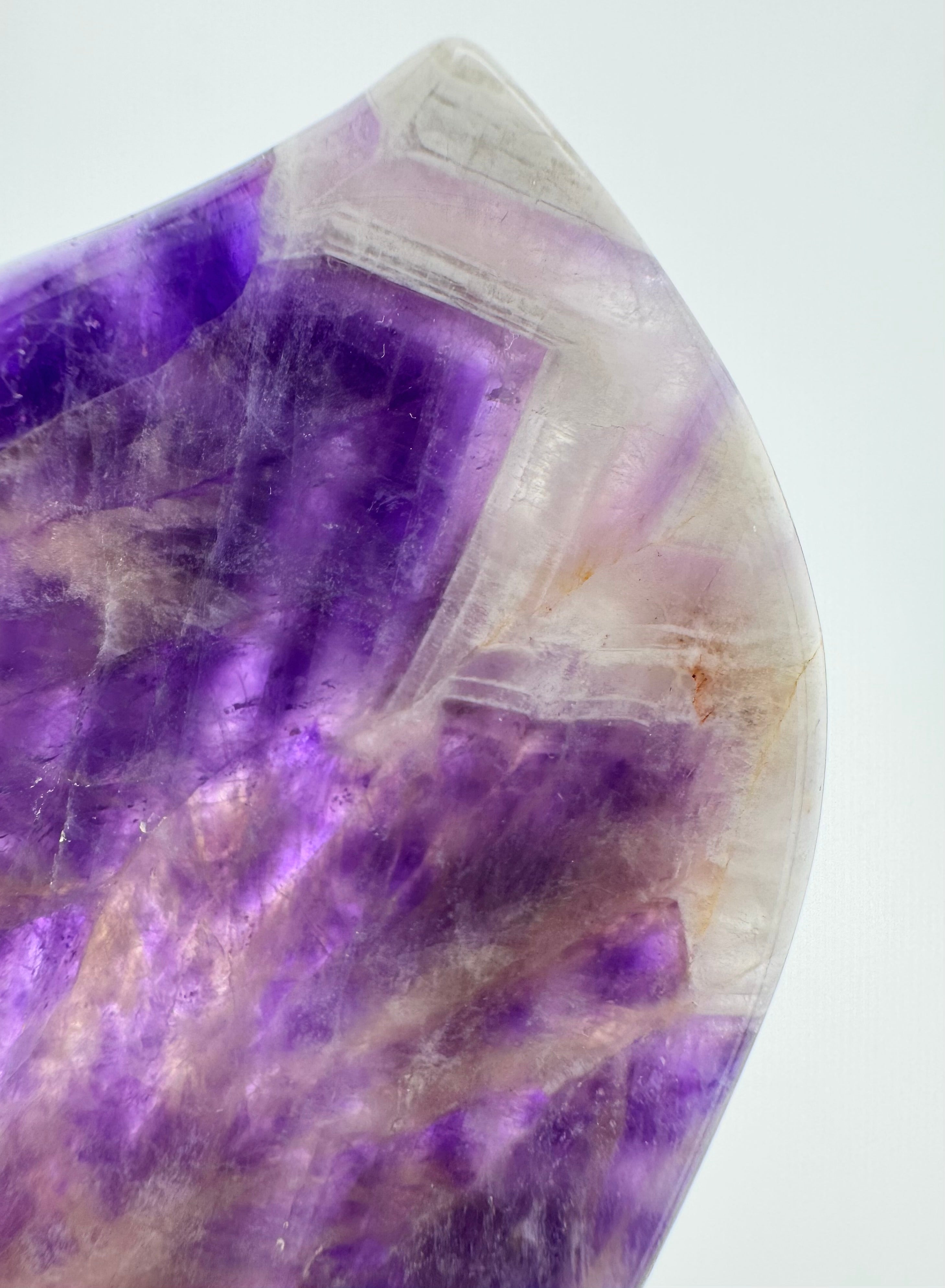 Leaf Shaped Dream Amethyst Bowl