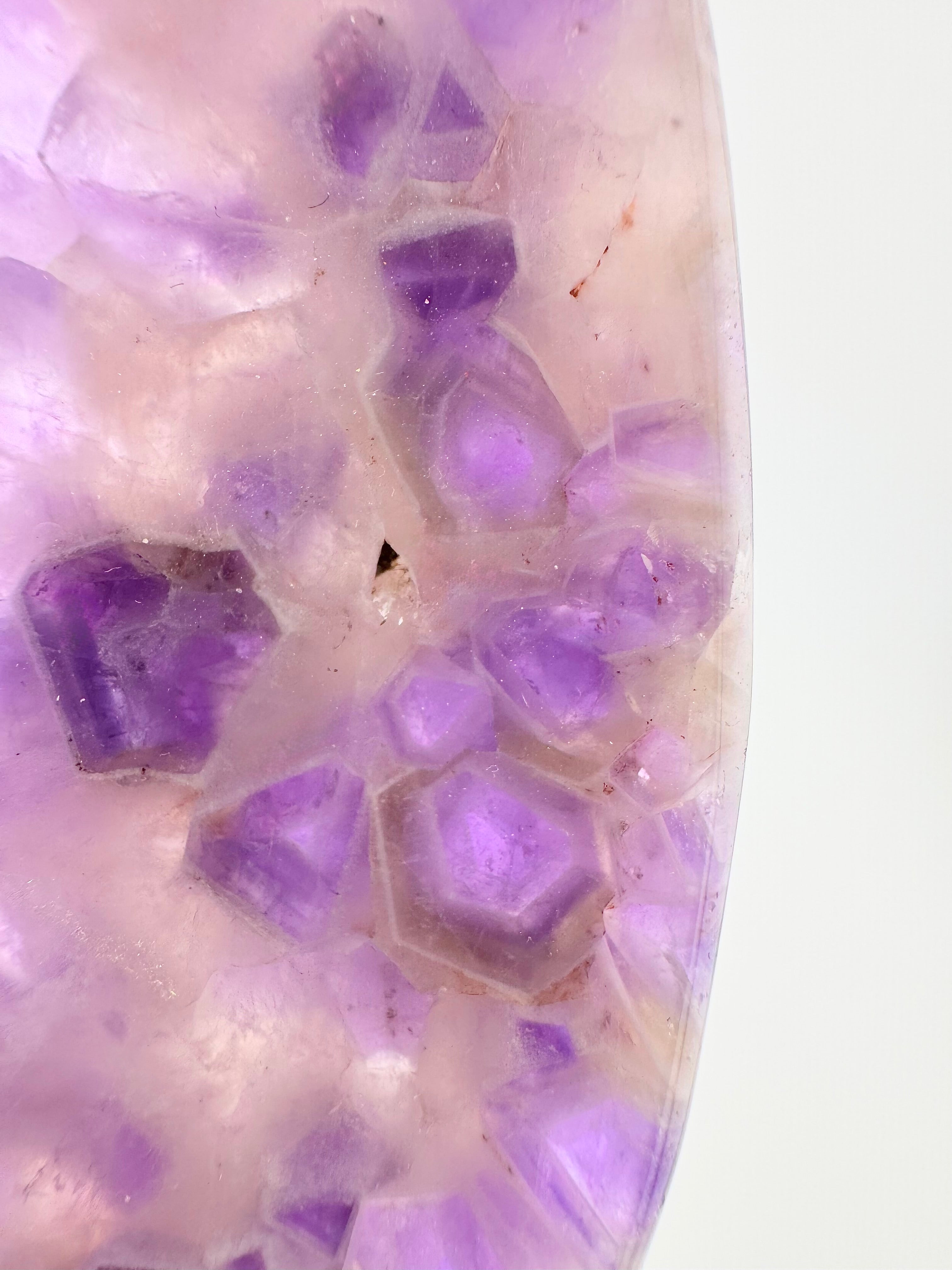 Leaf Shaped Amethyst Bowl