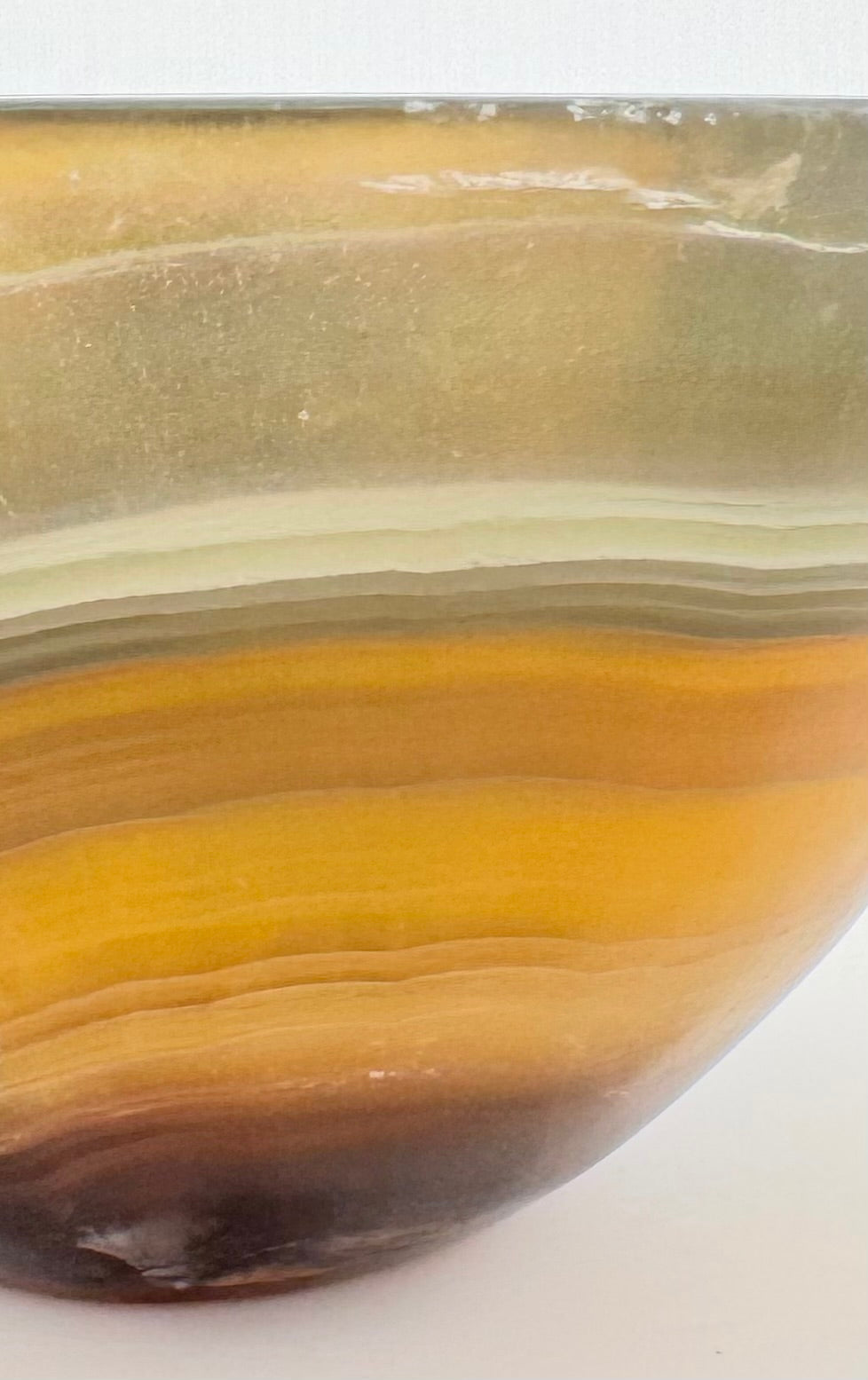 Rare Yellow Fluorite Bowl