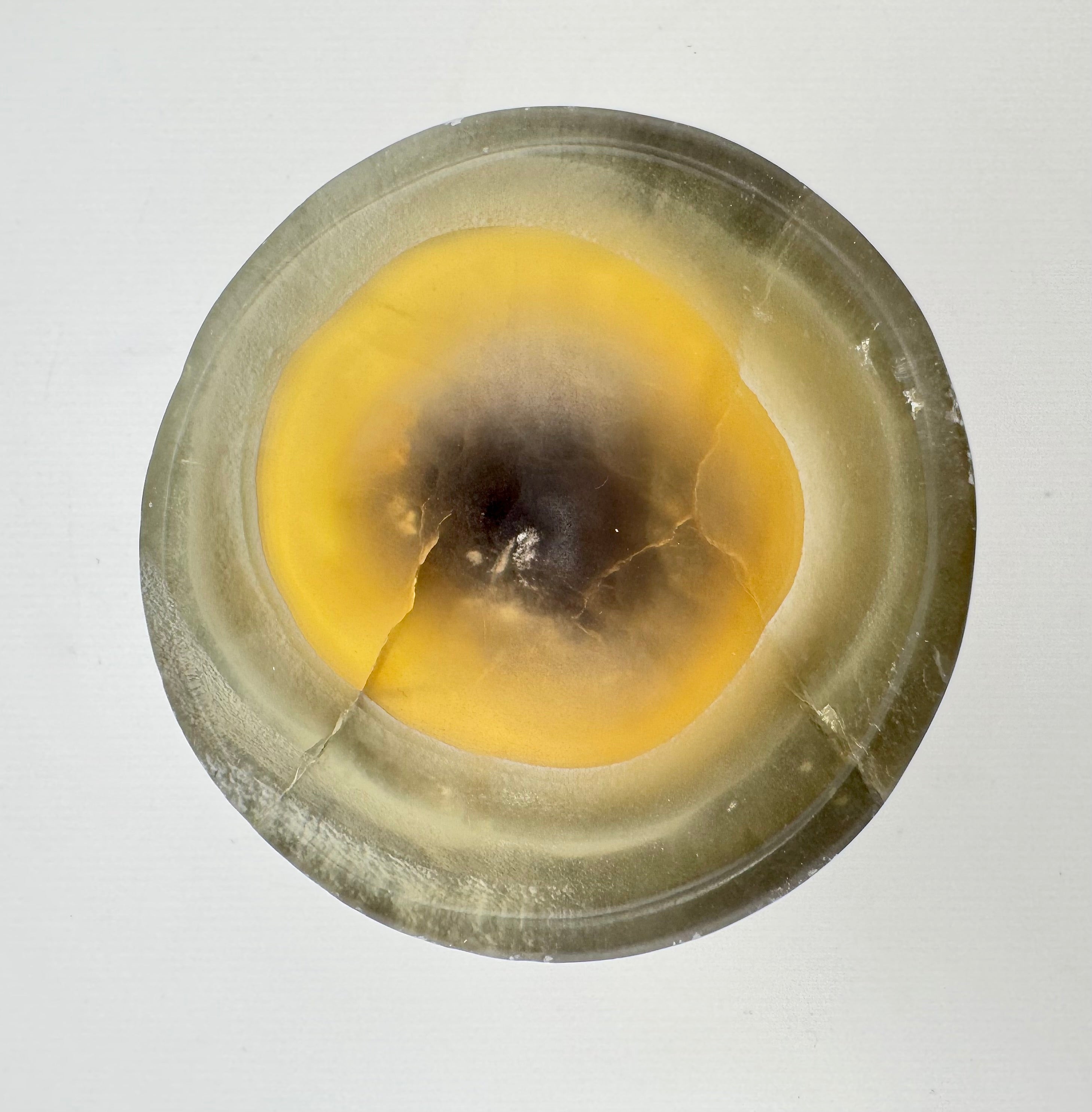 Rare Yellow Fluorite Bowl