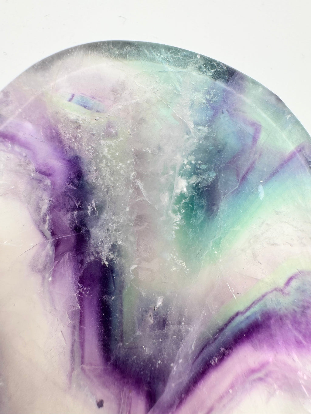 Rainbow Fluorite Heart Bowl