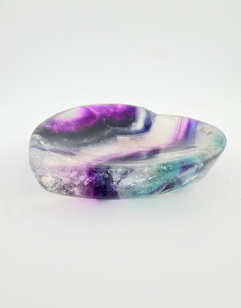 Rainbow Fluorite Heart Bowl