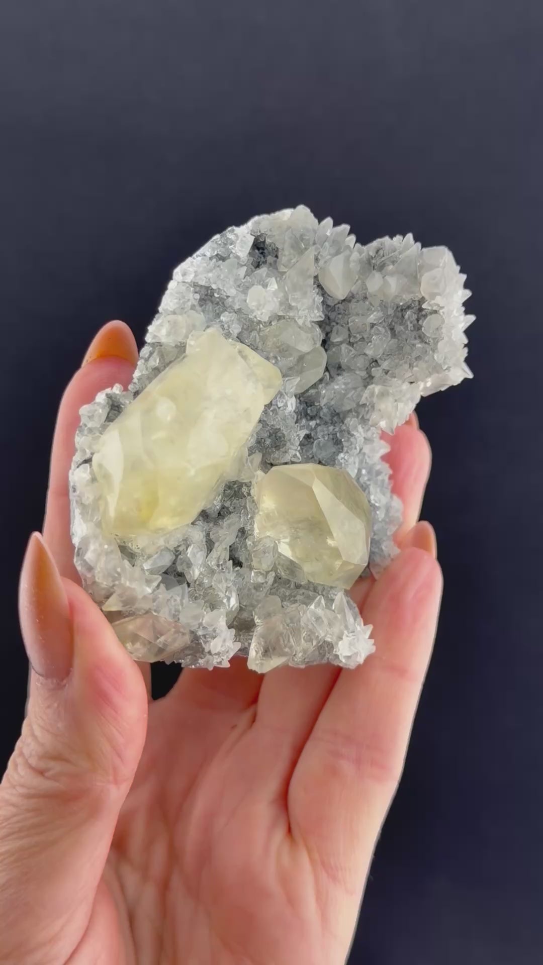 Yellow Diamond Calcite, Anhui, China