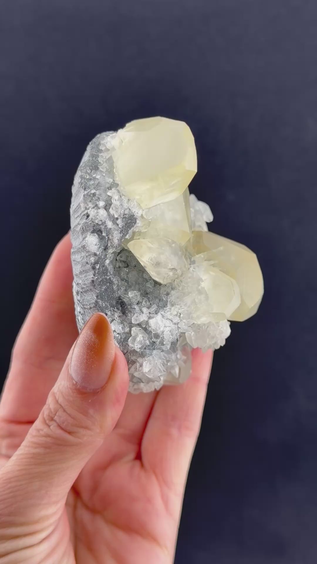 Yellow Diamond Calcite, Anhui, China