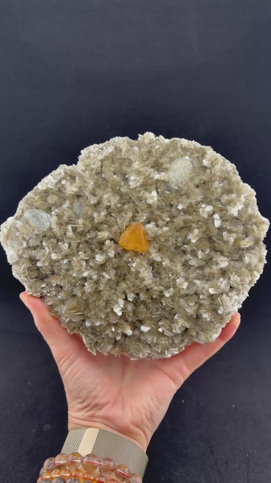 Aquamarine, Scheelite and Muscovite, Sichuan, China