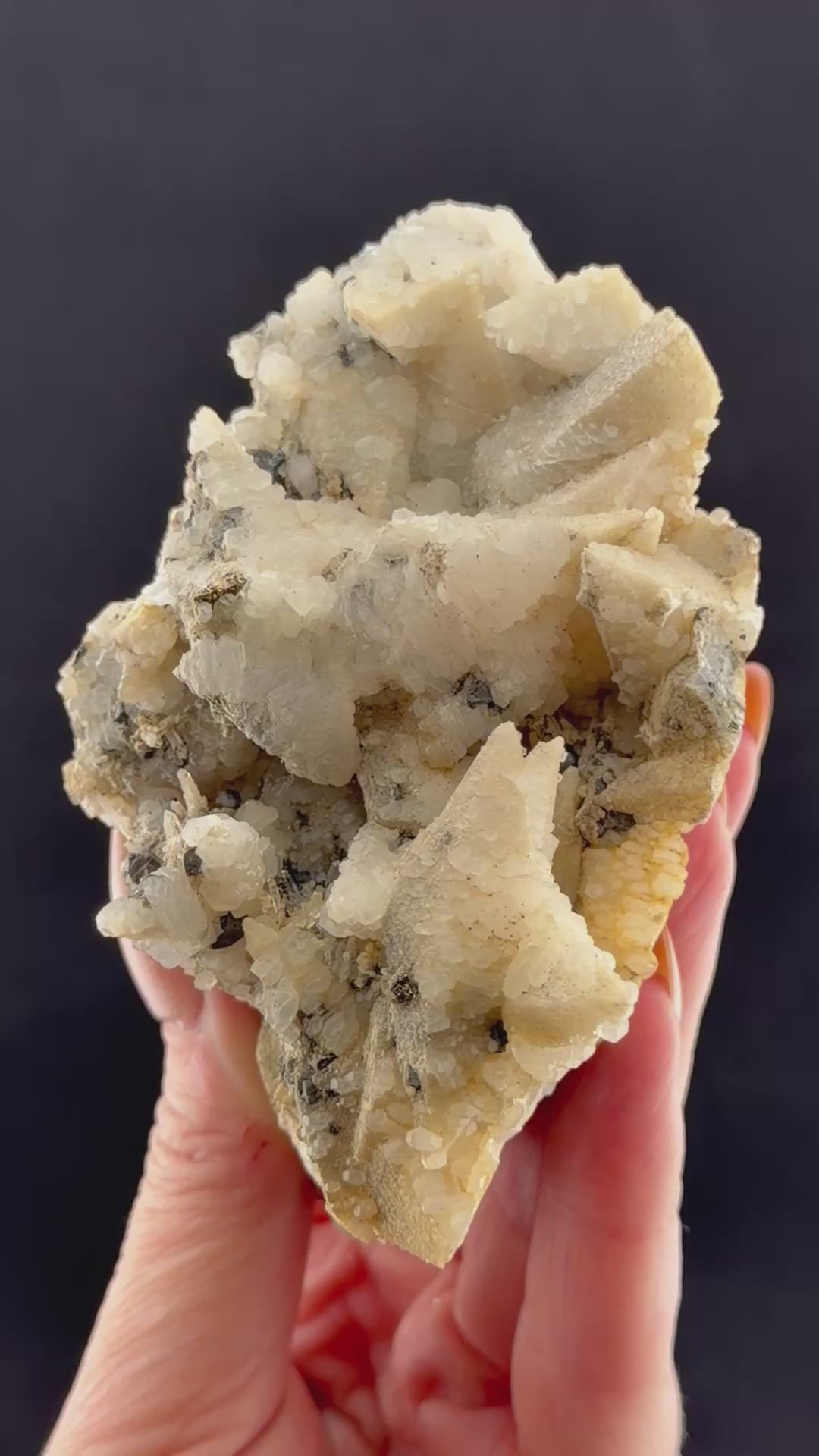 Calcite with Chalcopyrite, Madan Ore Field, Bulgaria