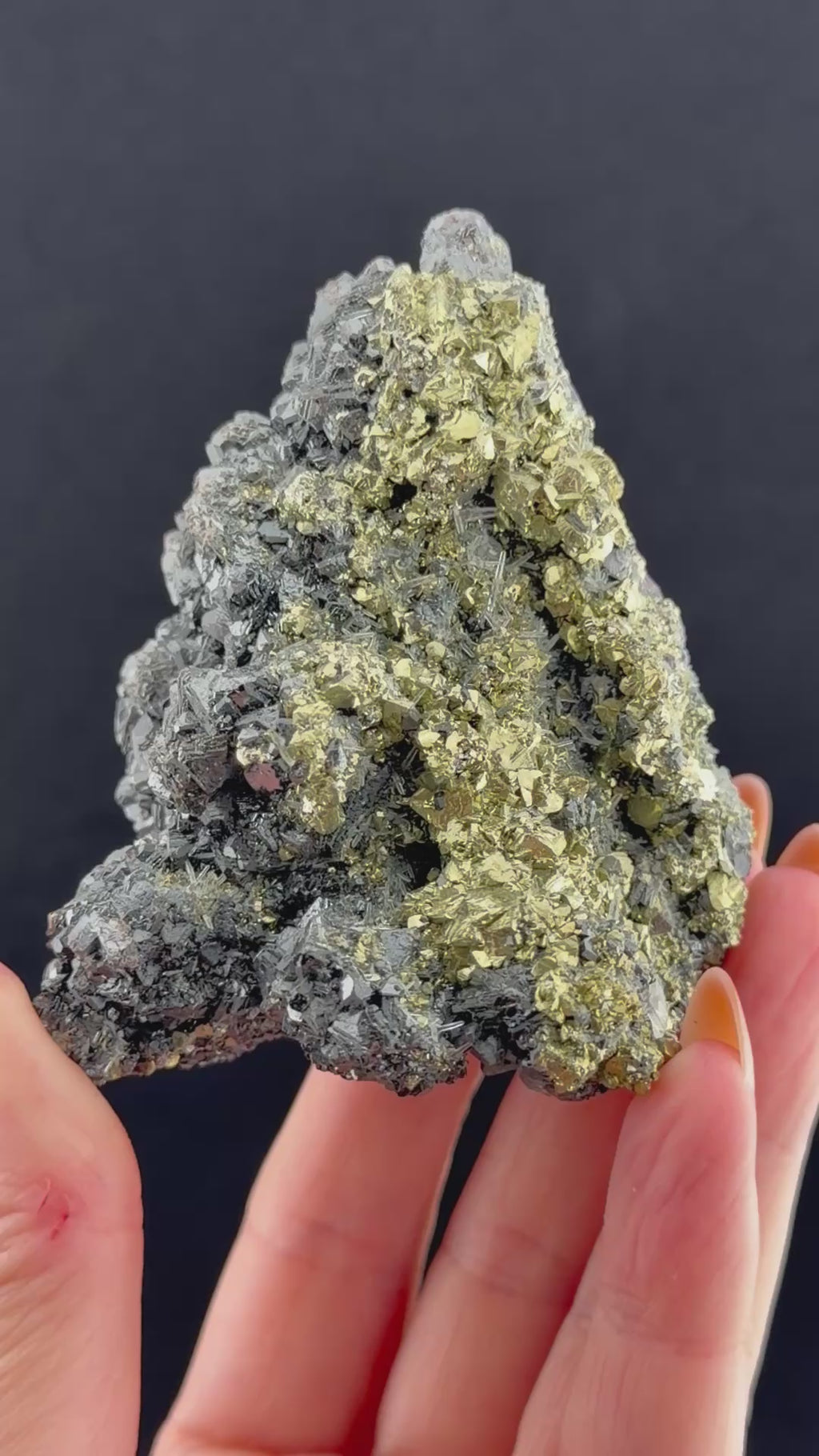 Pyrite, Galena & Quartz, Madan Ore Field, Bulgaria