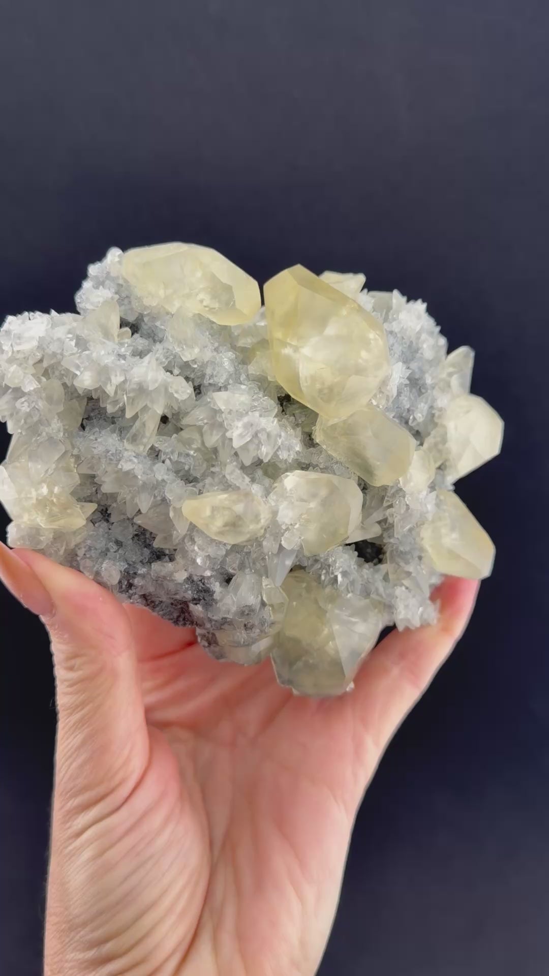 Yellow Diamond Calcite, Anhui, China