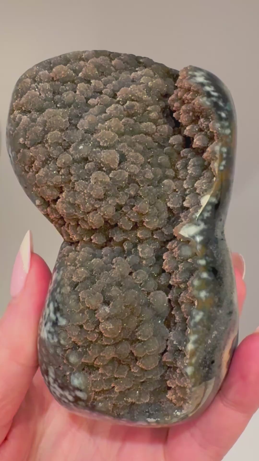 Green and Red Amethyst from Brazil