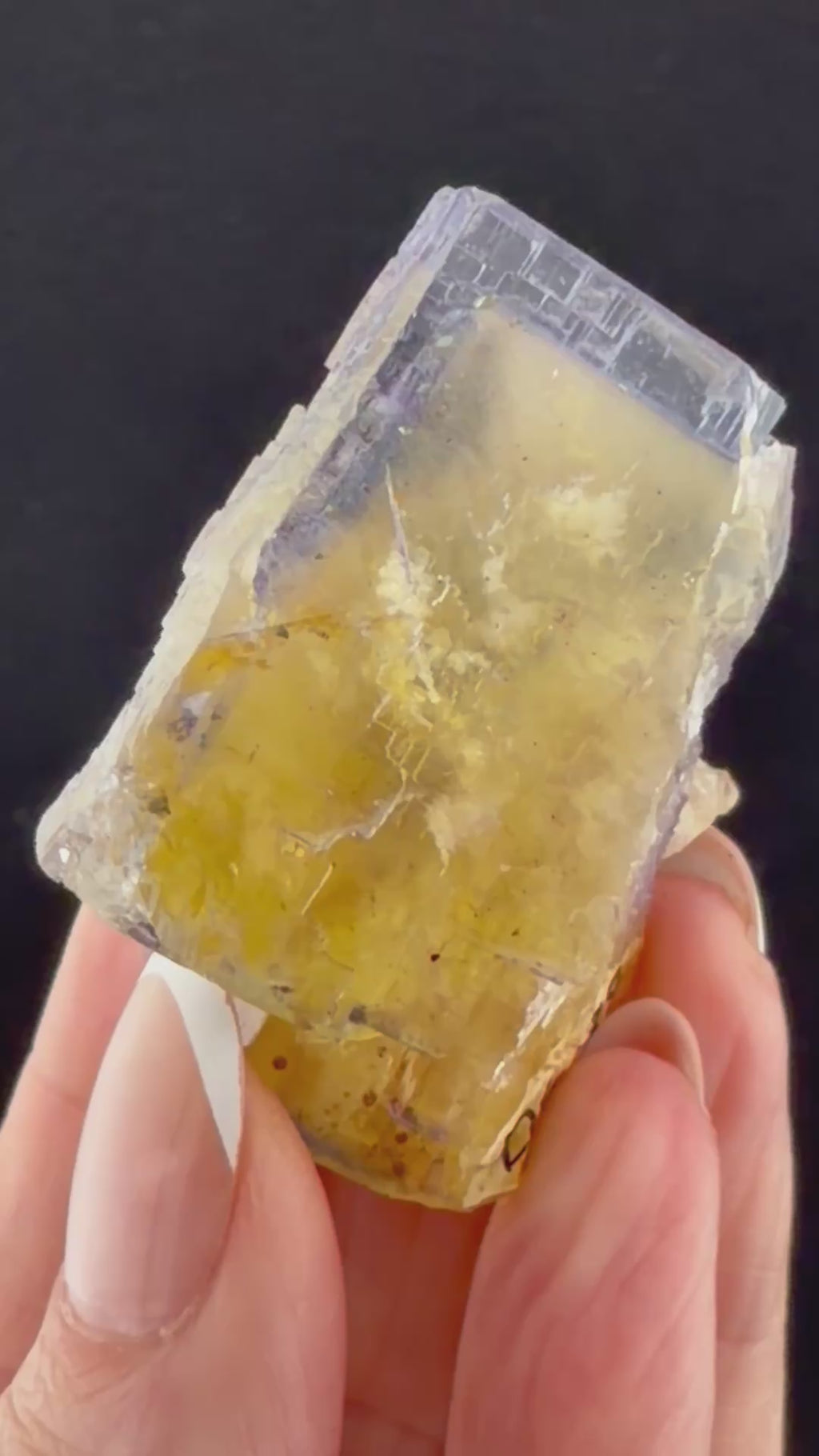Fluorite with Chalcopyrite and Calcite, Illinois
