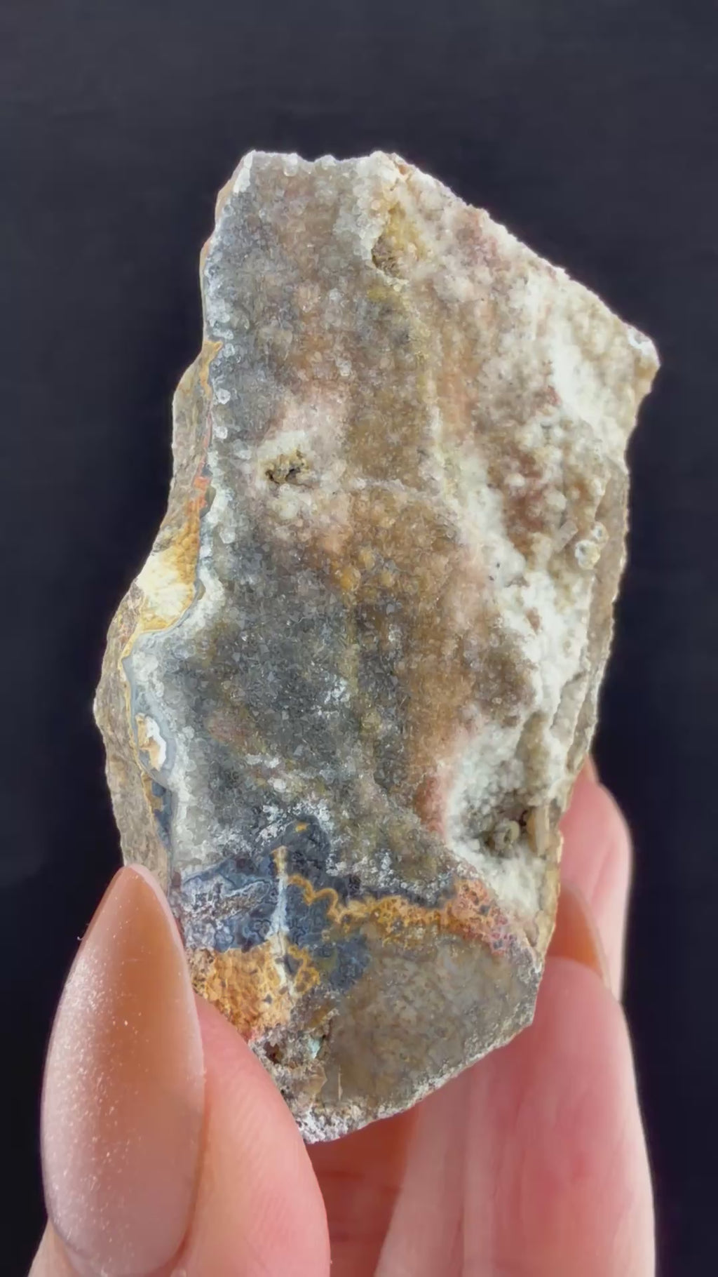 Druzy Agate, Nova Scotia, Canada