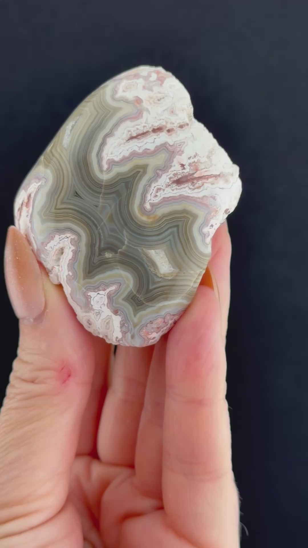 Pink Agate, Nova Scotia, Canada