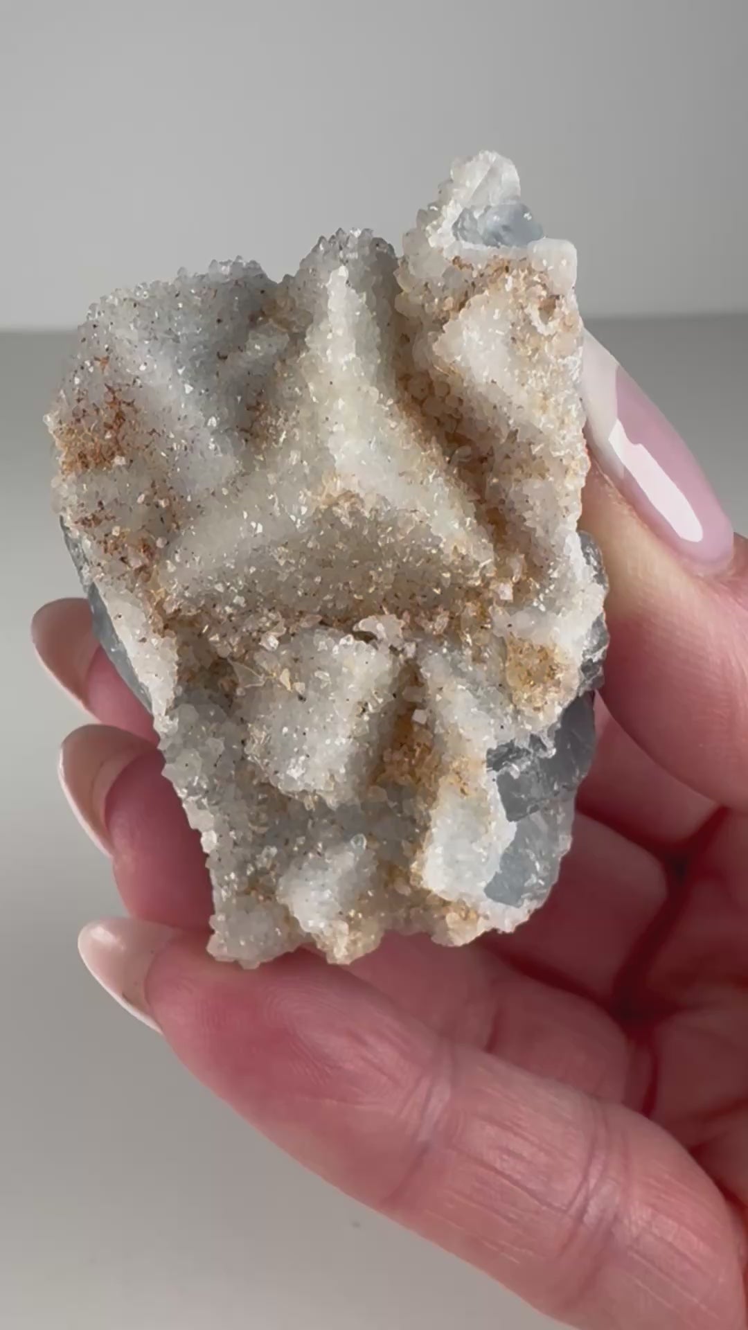 Blue Sugar Fluorite from Beijing