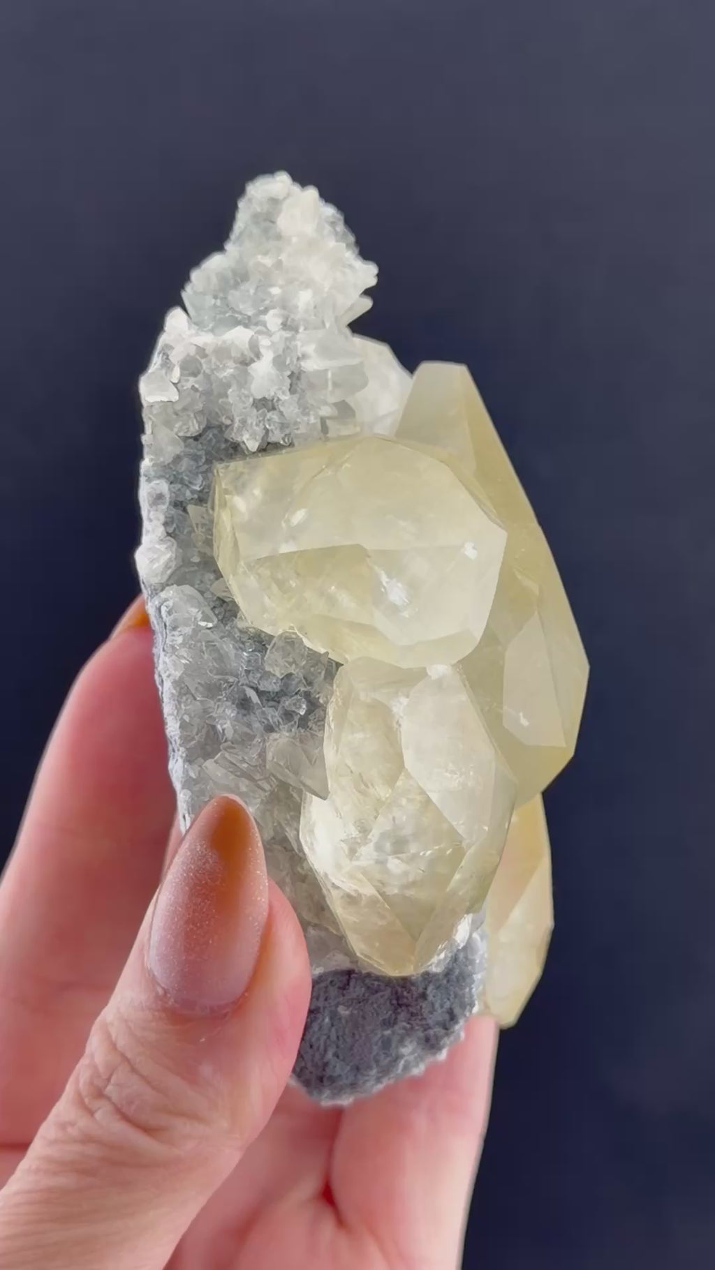 Yellow Diamond Calcite, Anhui, China
