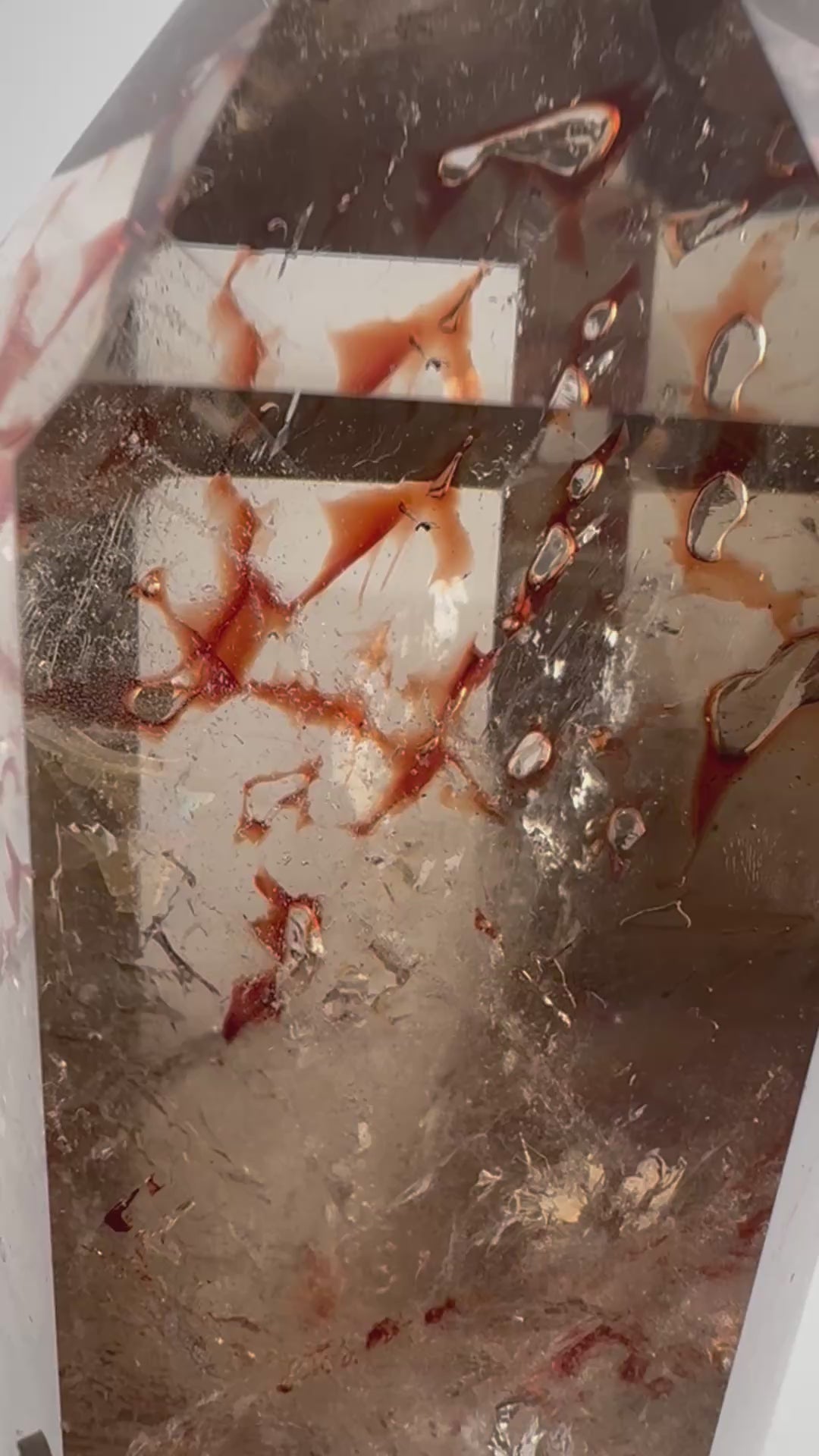 Ultra Rare Enhydro Petroleum Quartz